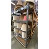 Image 3 : ULINE GREY METAL HEAVY DUTY MOBILE 5 TIER SHELF UNIT WITH MESH DECK - APPROX.4FT X 2FT X 6FT HIGH