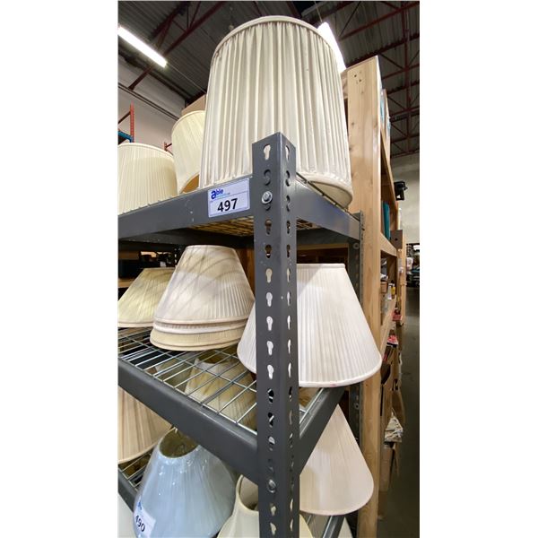ULINE GREY METAL HEAVY DUTY MOBILE 5 TIER SHELF UNIT WITH MESH DECK - APPROX.4FT X 2FT X 6FT HIGH