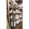 Image 3 : ULINE GREY METAL HEAVY DUTY MOBILE 5 TIER SHELF UNIT WITH MESH DECK - APPROX.4FT X 2FT X 6FT HIGH