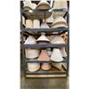 Image 2 : ULINE GREY METAL HEAVY DUTY MOBILE 5 TIER SHELF UNIT WITH MESH DECK - APPROX.4FT X 2FT X 6FT HIGH