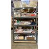 Image 2 : ULINE GREY METAL HEAVY DUTY MOBILE 5 TIER SHELF UNIT WITH MESH DECK - APPROX.4FT X 2FT X 6FT HIGH