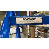 Image 4 : CANWAY MODEL 10H MOBILE WAREHOUSE STAIRS - 7 1/2FT TO STANDING PLATFORM, MAX RATED LOAD 400 LBS