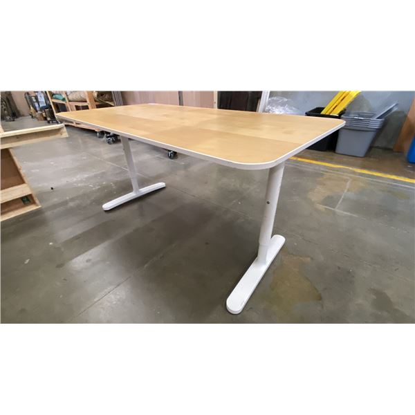 2 MODERN OFFICE DESKS