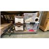 Image 5 : GREY METAL ROLLING 4 TIER RACK AND CONTENTS - ASSORTED PACKING/SHIPPING SUPPLIES