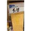 Image 9 : 2 WOODEN MOBILE SHELVING UNITS WITH ASSORTED CONTENTS