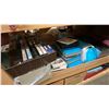 Image 7 : 5 SHELVES OF ASSORTED TELEPHONES AND MISCELLANEOUS ITEMS