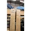 Image 3 : 2 WOODEN SHELVING UNITS - EACH UNIT MEASURES APPROX. 8FT X 2FT X 6FT HIGH