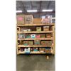Image 4 : MOBILE WOODEN 5 TIER SHELVING UNIT - APPROX. 8FT X 2FT X 6 1/2FT HIGH *CONTENTS NOT INCLUDED*