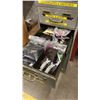 Image 4 : 5 DRAWER METAL PARTS CABINET FILLED WITH ASSORTED LIGHT SWITCHES