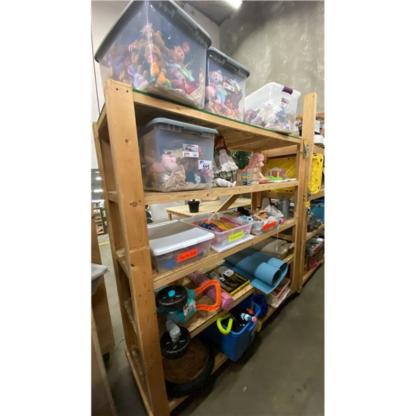 5V SHELVES OF ASSORTED KIDS TOYS