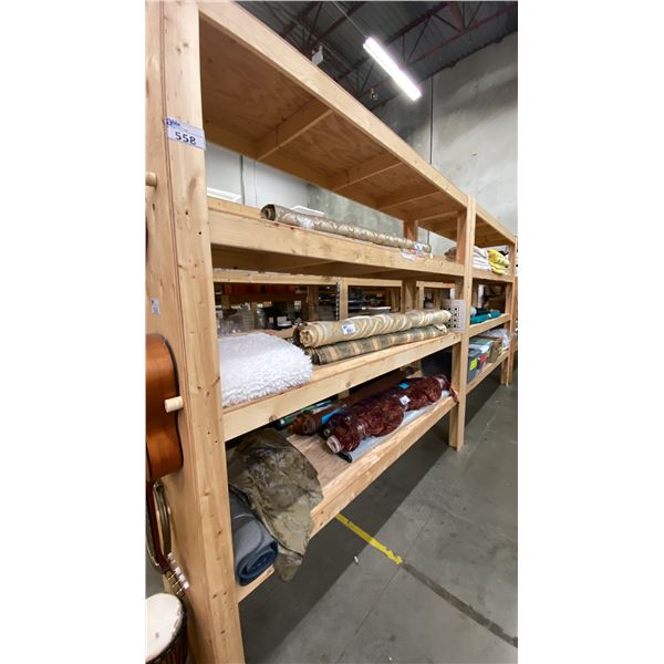 LARGE GROUP OF ASSORTED FABRIC AND VINYL MATERIAL