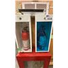 Image 4 : FIRE EQUIPMENT - CABINET WITH FIRE HOSE AND 3 FIRE EXTINGUISHERS