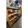 Image 5 : GROUP OF 6 WOODEN SHELVING UNITS - EACH UNIT MEASURES APPROX. 8FT X 2FT/VARIES HEIGHT