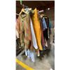 Image 1 : ONE RACK OF ASSORTED CLOTHING) *RACK NOT INCLUDED*