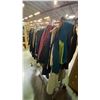 Image 2 : MOBILE WARDROBE RACK WITH ASSORTED CLOTHING