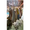Image 1 : MOBILE WARDROBE RACK WITH ASSORTED CLOTHING