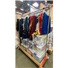 Image 1 : MOBILE WARDROBE RACK OF SOCCER UNIFORMS AND COSTUMES *RACK INCLUDED *
