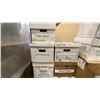 Image 2 : MOBILE WARDROBE RACK AND CONTENTS - BLANKETS, TOOLS, DIVIDERS, HANGERS AND MORE