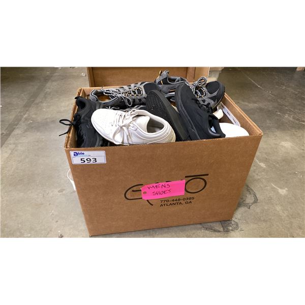 ONE BOX OF ASSORTED MEN'S SHOE'S