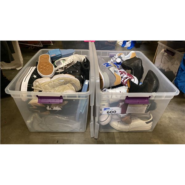 2 BOXES OF ASSORTED MEN'S & WOMEN'S SHOE'S
