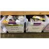 Image 3 : GROUP OF 6 PLASTIC BINS OF ASSORTED SHOES, SOCKS AND NYLONS