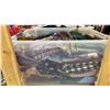 Image 2 : GROUP OF 3 BOXES OF SCARVES, HANDBAGS, HATS AND HAIR ACCESSORIES