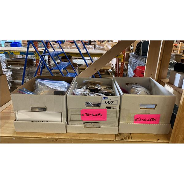 GROUP OF 3 BOXES OF ASSORTED JEWELLERY