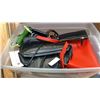 Image 2 : ONE PLASTIC STORAGE BIN OF ASSORTED PURSES
