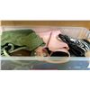 Image 2 : ONE PLASTIC STORAGE BIN OF ASSORTED PURSES