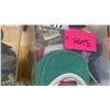 Image 3 : GROUP OF 3 PLASTIC STORAGE BINS OF ASSORTED HATS