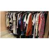 Image 1 : CONTENTS OF 0NE 8FT SECTION WARDROBE RACK OF ASSORTED CLOTHING *1 SIDE ONLY*