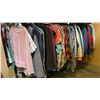 Image 1 : CONTENTS OF 0NE 8FT SECTION WARDROBE RACK OF ASSORTED CLOTHING *1 SIDE ONLY*