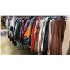 Image 1 : CONTENTS OF 0NE 8FT SECTION WARDROBE RACK OF ASSORTED CLOTHING *1 SIDE ONLY*