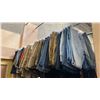 Image 1 : CONTENTS OF 0NE 8FT SECTION WARDROBE RACK OF ASSORTED CLOTHING *1 SIDE ONLY*