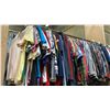Image 1 : CONTENTS OF 0NE 8FT SECTION WARDROBE RACK OF ASSORTED CLOTHING *1 SIDE ONLY*
