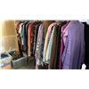 Image 1 : CONTENTS OF 0NE 8FT SECTION WARDROBE RACK OF ASSORTED CLOTHING *1 SIDE ONLY*