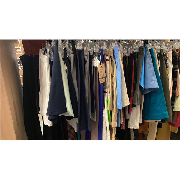 CONTENTS OF 0NE 4FT SECTION WARDROBE RACK OF ASSORTED CLOTHING *1 SIDE ONLY*