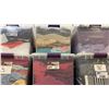 Image 3 : GROUP OF 25 PLASTIC STORAGE BINS FULL OF ASSORTED FABRIC MATERIAL AND 4 ROLLS OF FABRIC