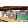 Image 4 : GROUP OF 26 PLASTIC STORAGE BINS FULL OF ASSORTED FABRIC MATERIAL