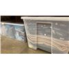 Image 7 : GROUP OF 26 PLASTIC STORAGE BINS FULL OF ASSORTED FABRIC MATERIAL