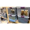 Image 4 : GROUP OF APPROX. 38 STORAGE BINS FULL OF ASSORTED FAUX FUR & FABRIC MATERIAL