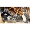 Image 5 : GROUP OF APPROX. 27 STORAGE BINS FULL OF ASSORTED FAUX FUR & FABRIC MATERIAL