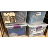 Image 7 : GROUP OF APPROX. 27 STORAGE BINS FULL OF ASSORTED FAUX FUR & FABRIC MATERIAL