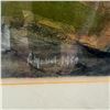 Image 2 : Andrée Massot 1959 Mixed Media Original Artwork Framed for & Delivered to AY Jackson (UPDATED INFO)