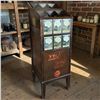 Image 1 : Antique Wooden Store Counter Display for M.M.R.'s Red Seal Hair Nets 17.25"x17.5x48"