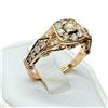Image 1 : Le Vian 14KT Rose Gold & Diamond Ring - Size 8  * Total weight: 4.2 grams (35 diamonds)