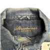 Image 6 : Original Paul Johnny Wearable Art Jacket Hand Stitched Flannel & Denim with COA First Nations Design
