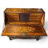 Image 9 : Antique 18th Centruy Dutch Bombe Bureau  Floral Marquetry, Burr Walnut, 43x21x44"