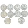 Image 1 : 10 US 1960s "Washington" Silver Quarters - 90% Silver - 1964 and Earlier * Circulated