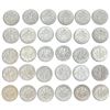 Image 1 : 30 US "Roosevelt" Silver Dimes - 90% Silver - 1964 and Earlier * Circulated